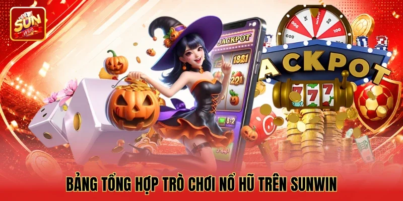 Alt: Bảng tổng hợp trò chơi nổ hũ trên Sunwin Alt: Bảng tổng hợp trò chơi nổ hũ trên Sunwin