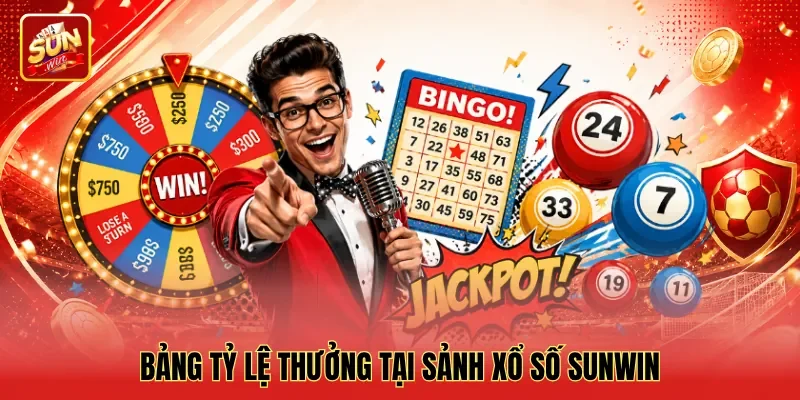 Bảng tỷ lệ thưởng tại sảnh Xổ số Sunwin Bảng tỷ lệ thưởng tại sảnh Xổ số Sunwin
